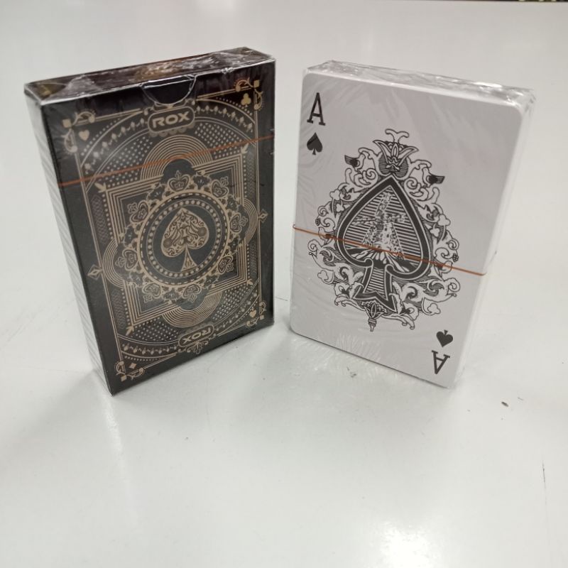 Kartu remi playing card game mainan plastik plastik ROX satuan single original