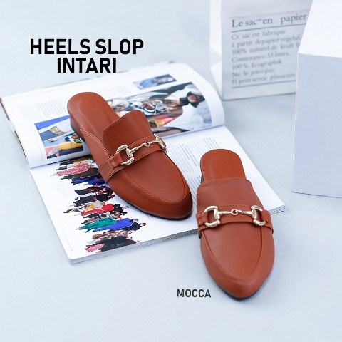 [IVA GALERY] HEELS SLOP INTARI Langsung dari Pabrik  Kualitas Premium Harga Minimum
