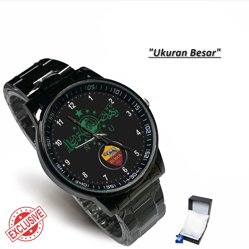 Jam Tangan Rantai Couple NU - AS ROMA (Mantul)