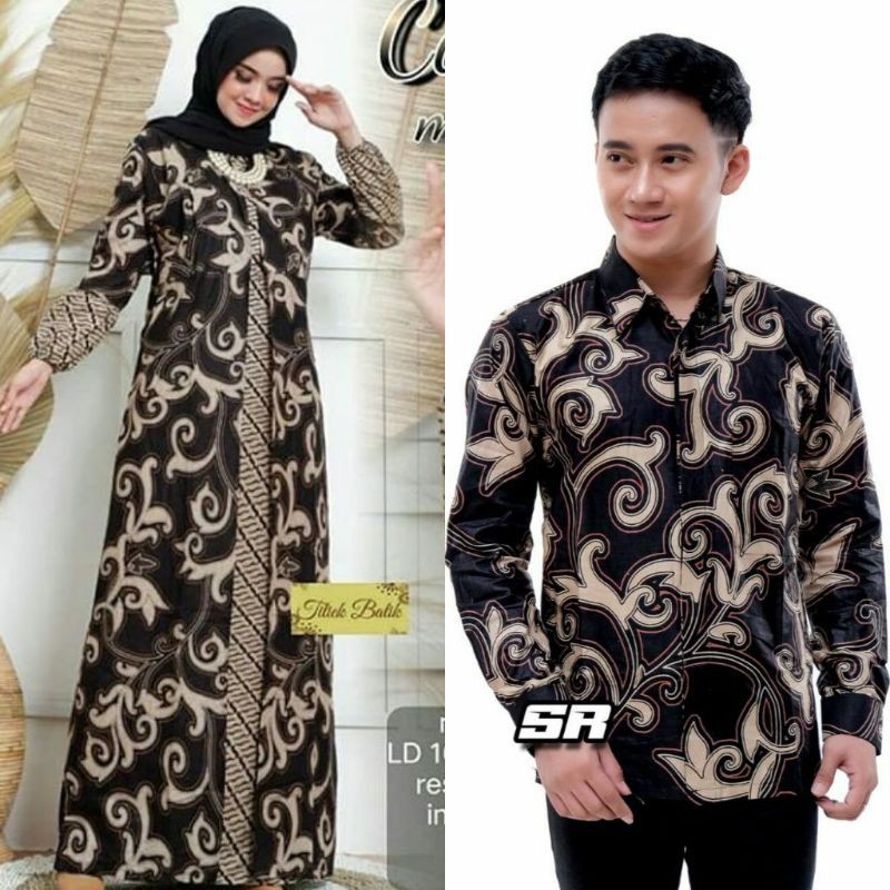 COUPLE BATIK GAMIS CARDY