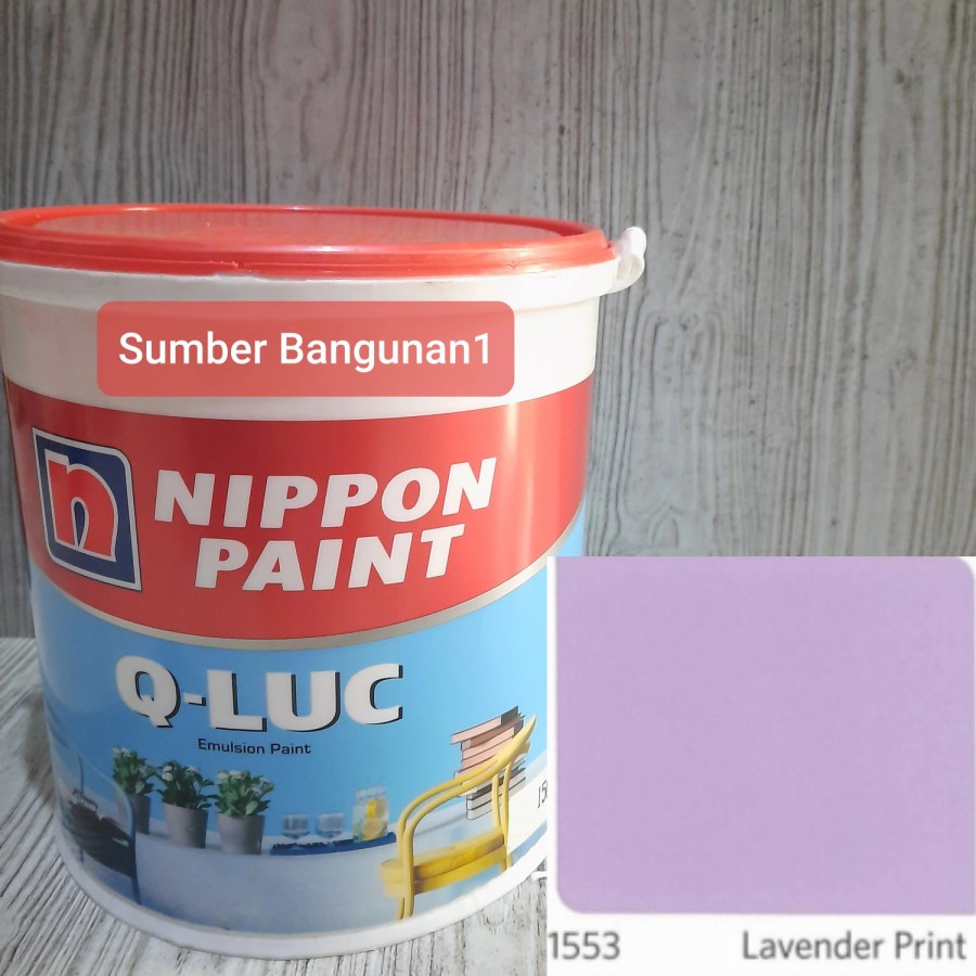 [INSTANT/SAMEDAY] Cat tembok QLUC Lavender ungu Nippon Paint dinding interior