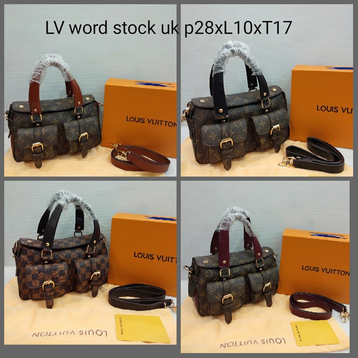 Tas wanita lv manhattan 28 cm