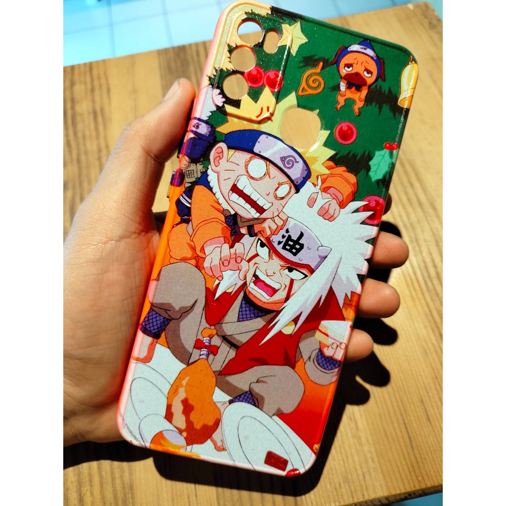 CASE GAMBAR N4RUT0 REDMI 8 8A PRO 9A 9C 9T 9 10 10A 10C 4X 5 5A 4A 6 PRO HOGOO 2 TONE DOVE MATTE