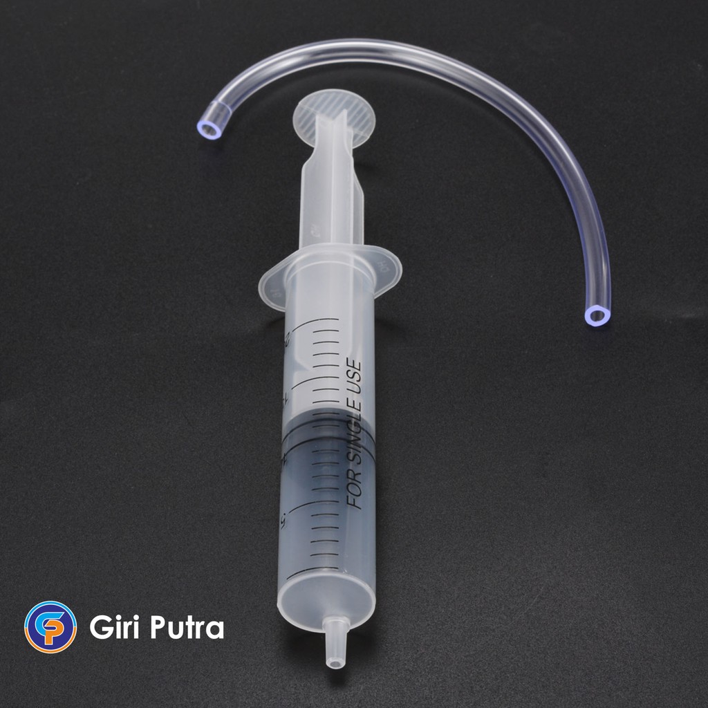 suntikan 50 ml plus selang / suntikan tanpa jarum / suntikan tinta printer / spet lolohan