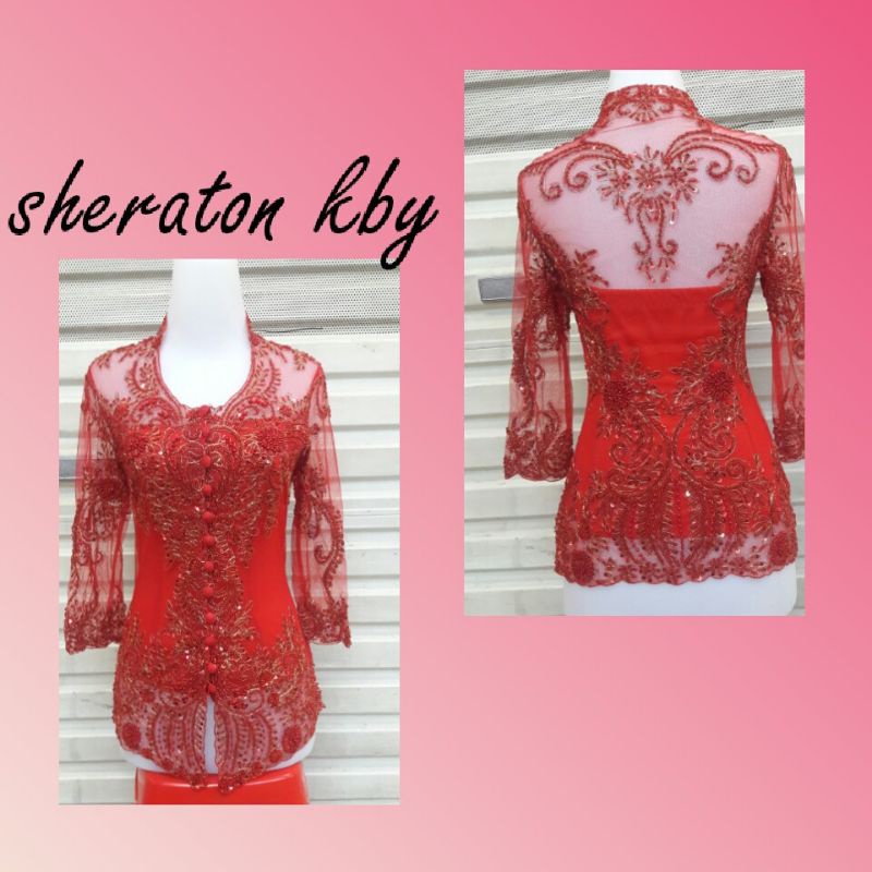 Atasan kebaya payet tille lengan 7/8 //kebaya payet terlariss