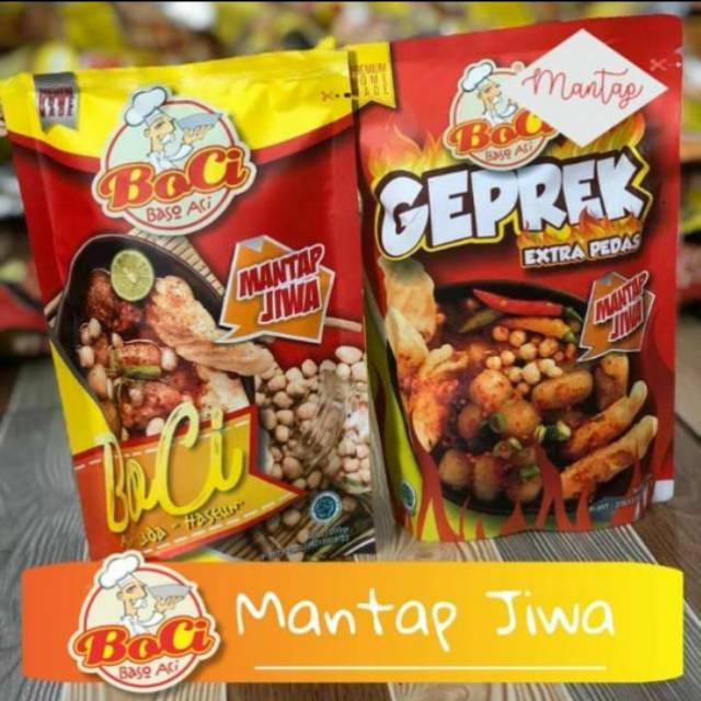 

Paket Boci Baso aci+ Boci Geprek Mantap Jiwa (4pcs)