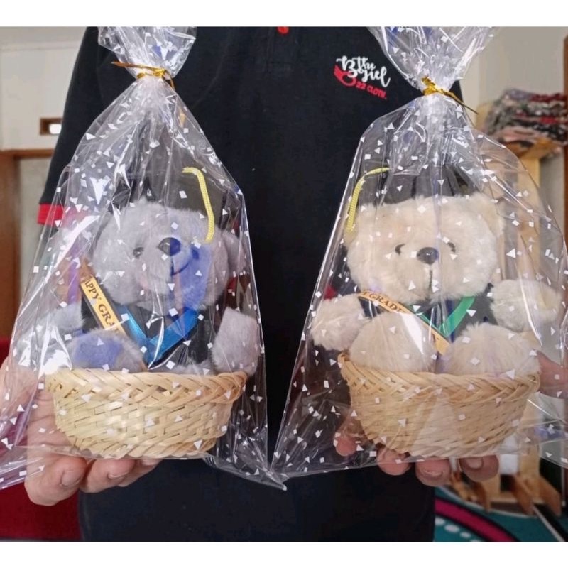 	 Boneka wisuda keranjang | boneka wisuda hampers wisuda boneka teddy boneka keranjang hadiah wisuda murah unik	