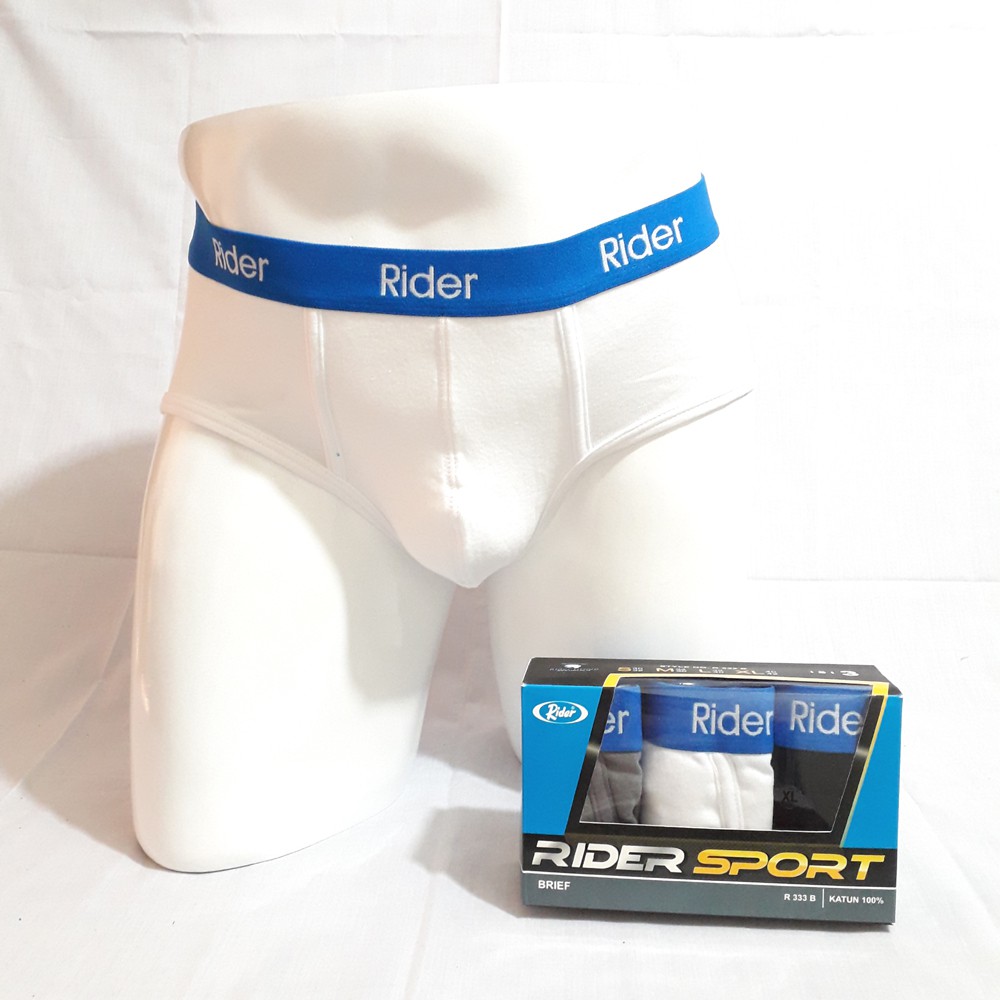 [3 pcs] Celana Dalam Pria Rider Sport / 1 Box CD Brief