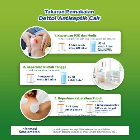 DETTOL CAIR ANTISEPTIC DISINFEKTAN ANTIBAKTERI