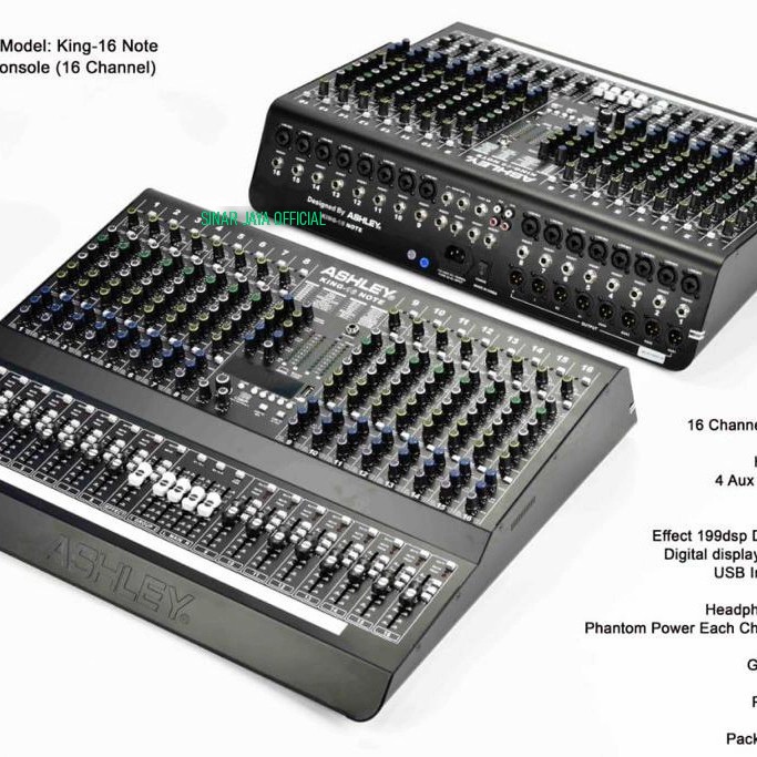 mixer ashley king 16 note king16note king16 original
