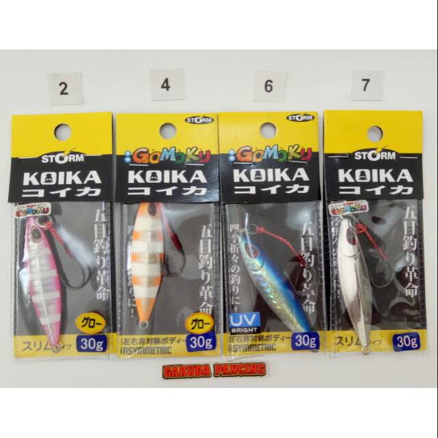 Storm gomoku KOIKA 30 gram metal umpan jig