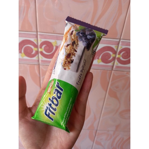 

Fitbar 22g rasa fruity dan tiramisu @1pcs