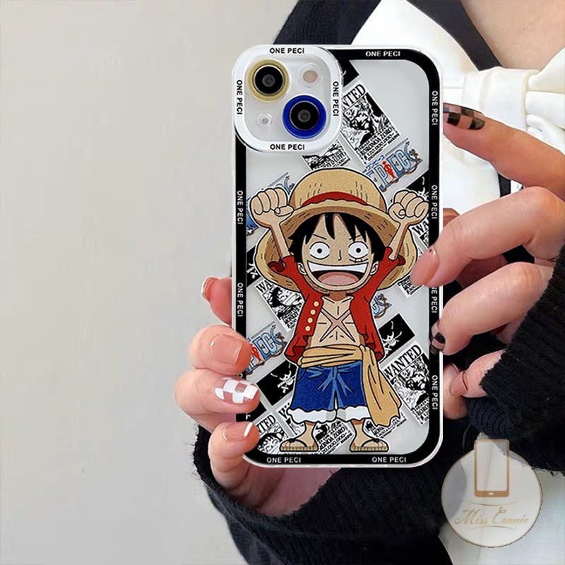 Soft Case TPU Motif Kartun One Piece Luffy Untuk Redmi 9T 10C 10 9A 9 9C NFC M3 M4 Pro X3 Pro NFC Note 11 10 9 8 11Pro 9Pro 10s 9s 10s 10s 10s 10s 10s