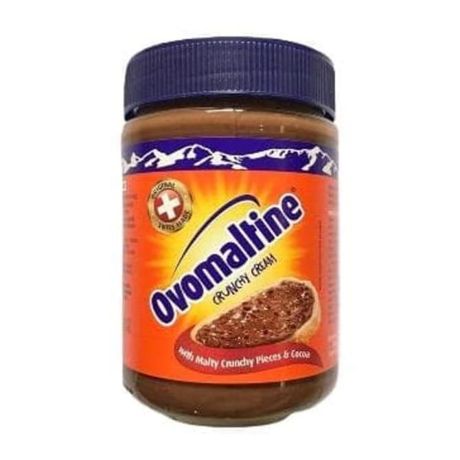 

Ovomaltine Crunchy Cream 680 gram, Expired panjang, ada logo BPOM MUI