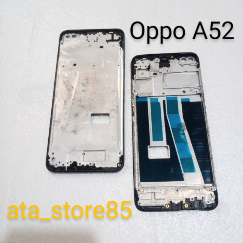 Frame LCD Tulang Tengah Tatakan LCD Oppo A52 | A 52 Original