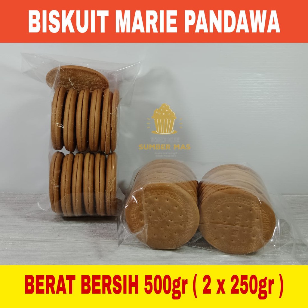 KUE REGAL BISKUIT MARIE / Pandawa / BISKUIT MARI RASA MANIS SUSU 500GR