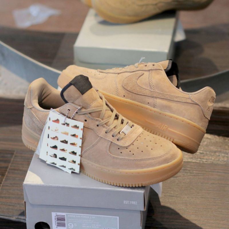 air force brown suede