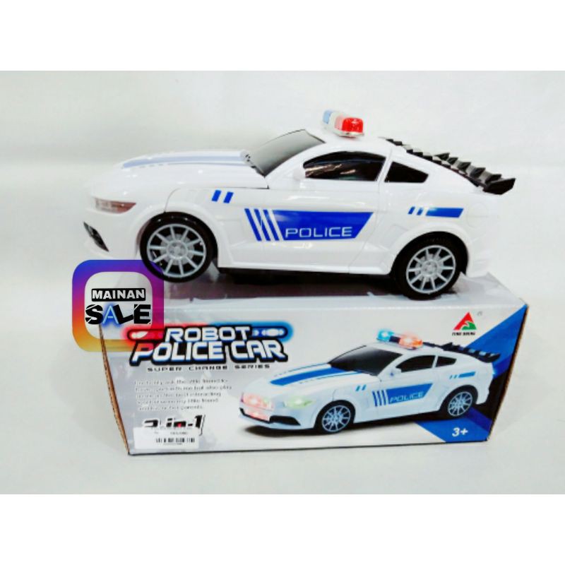 MAINAN ANAK ROBOT POLICE CAR.
