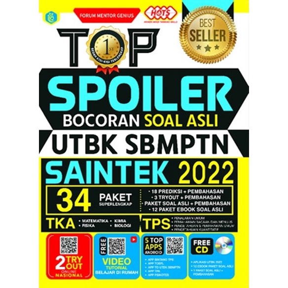 Top Spoiler Bocoran Soal Asli Utbk Sbmptn Saintek 2022 +Cd