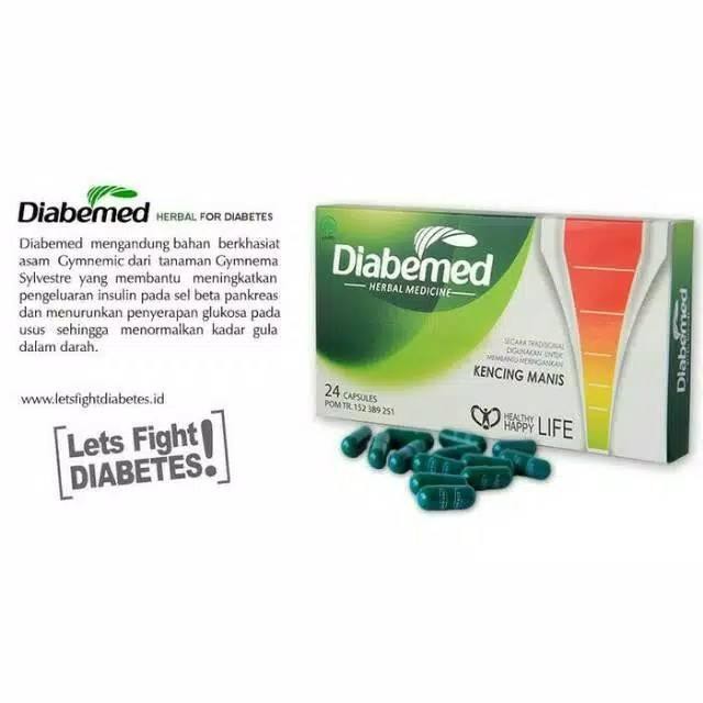 DIABEMED HERBAL DIABETES / Anti Diabetes Militus / Obat Herbal Murah