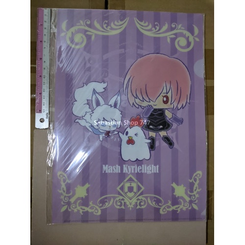 ORI Merch Clear File Map Mash Fou FGO Fate Grand Order Shielder