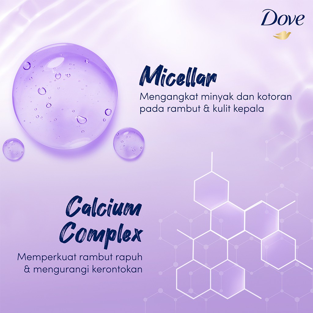 Dove Micellar Shampoo Deep Cleanse Nourishment | Dove Micellar Shampoo Hair Boost Nourishment