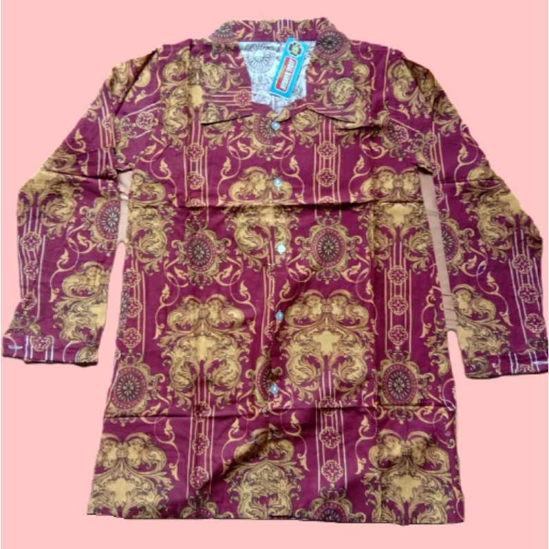 [COD] KEMEJA PANJANG | KEMEJA WANITA | KEMEJA RAYON MOTIF | TUNIK SULTAN WANITA MOTIF SULTAN | ATASA