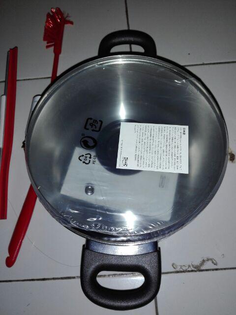 Panci Dengan Penutup, Peralatan Masak Dari Kaca, Baja Tahan Karat , 2.8 Liter An426