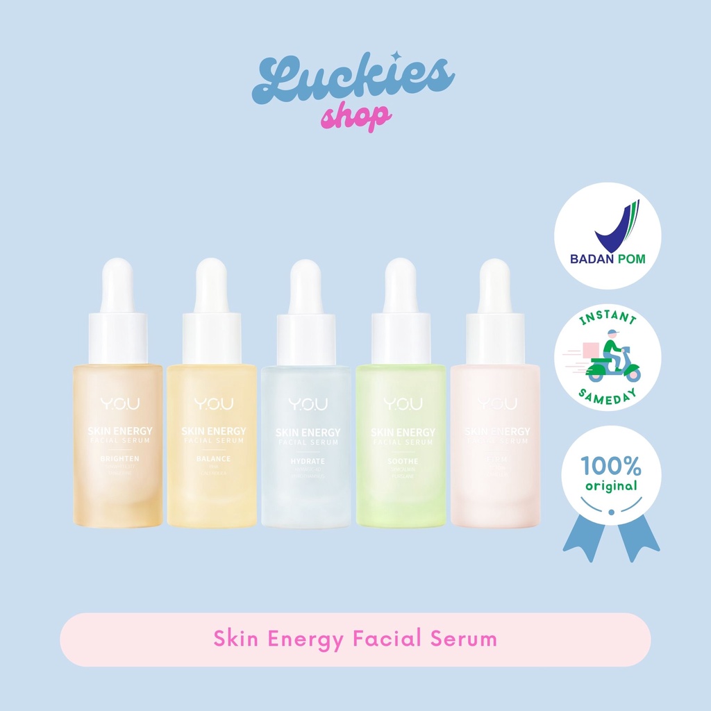 YOU Skin Energy Symwhite 377+Niacinamide Maximum Brighten Facial Serum Pencerah Pemutih Wajah Muka