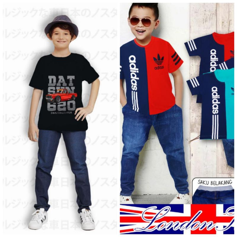 SETELAN JEANS ANAK LAKI LAKI 5-13 TAHUN LONDON KIDS
