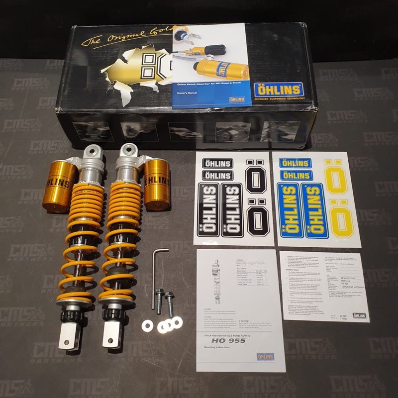 Shock Belakang Ohlins HO 955 Tabung ADV 150 Custom PCX 160 Original Garansi 3 Tahun