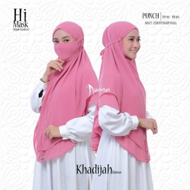 KHIMAR KHADIJAH 1 SET MASKER || AYUNDYA