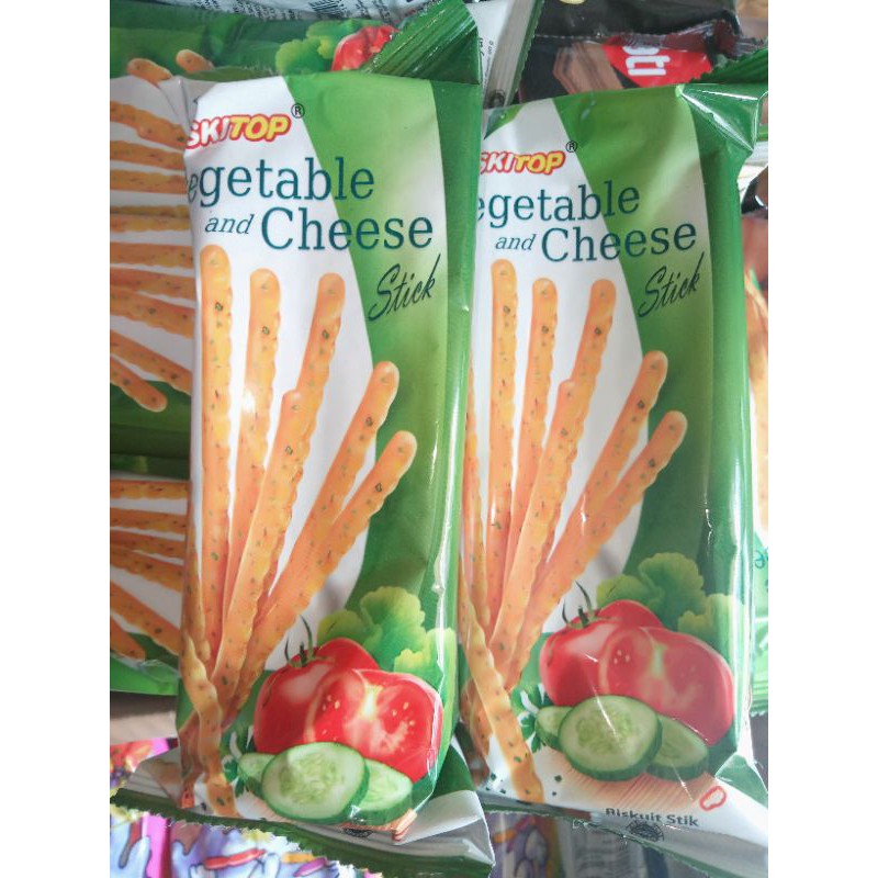 

BiskitOP vegetable and cheese Stick biskuit rasa sayuran