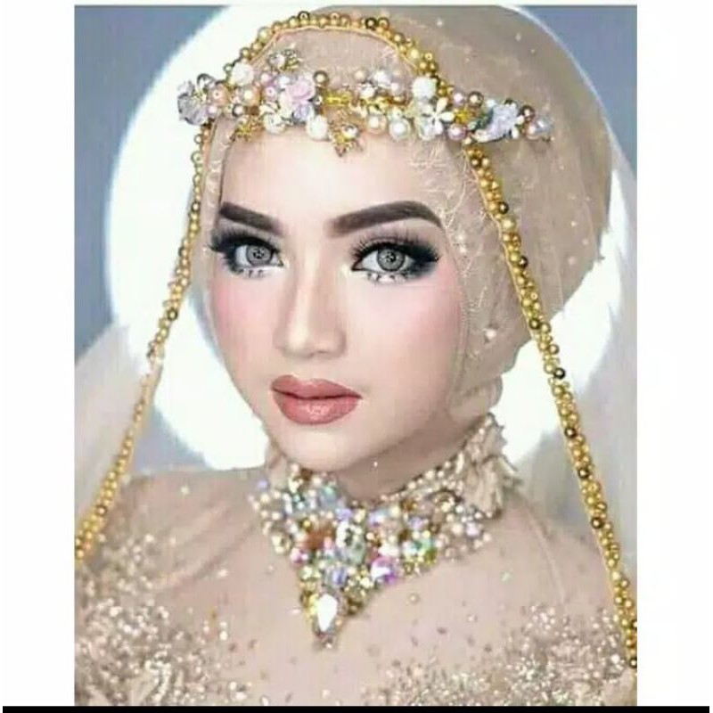 slayer pengantin / hijab pengantin / veil pengantin / selendang pengantin-6