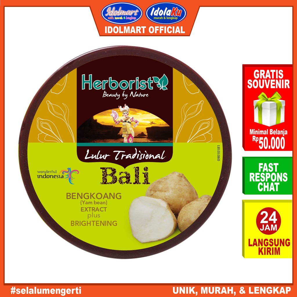 IDOLAKU Herborist Lulur Tradisional Bali Bengkoang 100gr