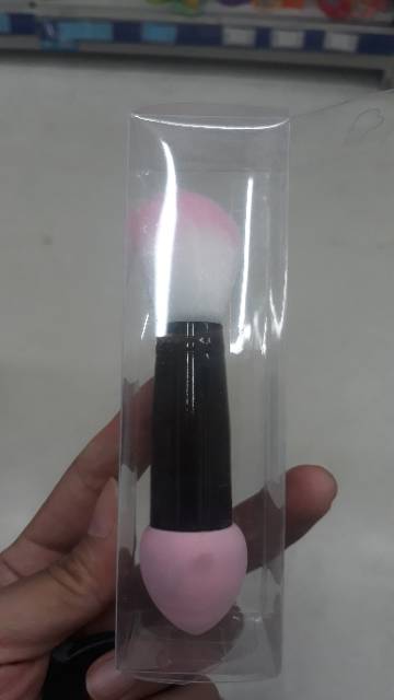 Kuas foundation plus beauty blender  spon jumbo 2in1 (J)