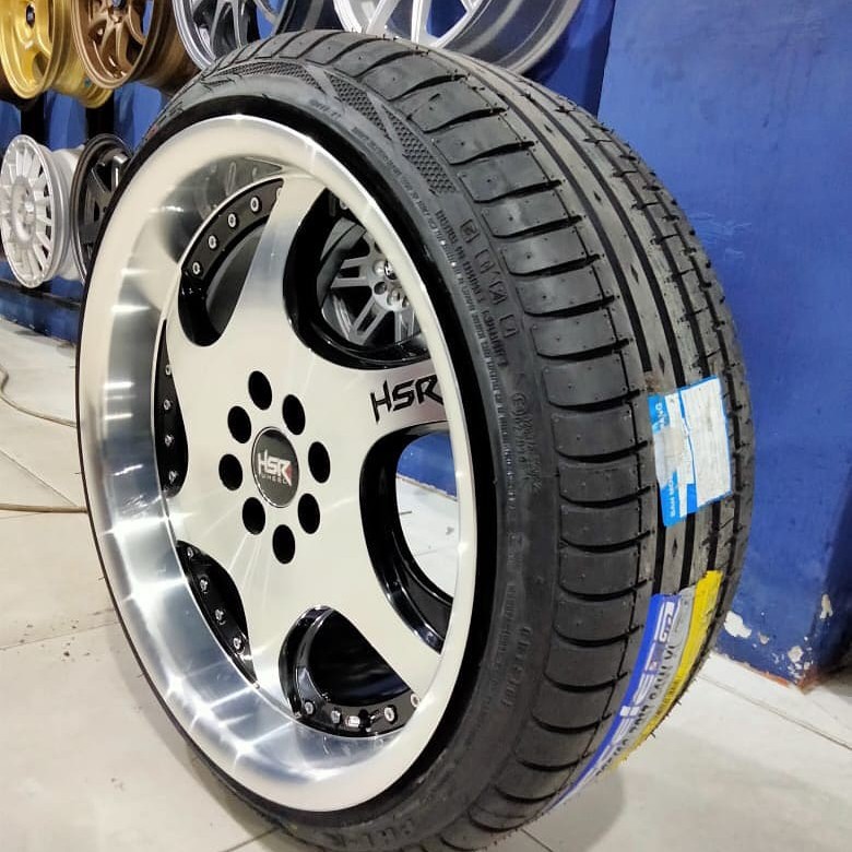 VELG HSR WHEEL RING 17 TYPE GANGNAM MODEL DONAT BAN 205 45 R17 LEBAR 7,5 8,5