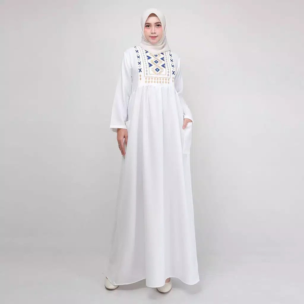 Gamis Syari Gamis Murah Oversize Shaima dress Baju Gamis Terbaru Gamis Busui Gamis Bordir Gamis Putih Terbaru Gamis Jumbo Wanita Baju Wanita Dress Wanita Kekinian Gamis Muslim Gamis Umroh Gamis Manasik Haji 2022 Gamis Premium F20