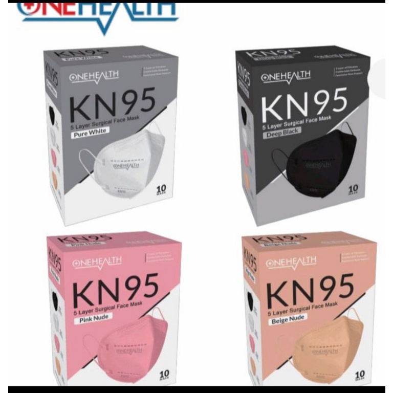 ONE HEALTH KN 95 | Layed Surgical Face Mask | Masker Medis 5 lapis