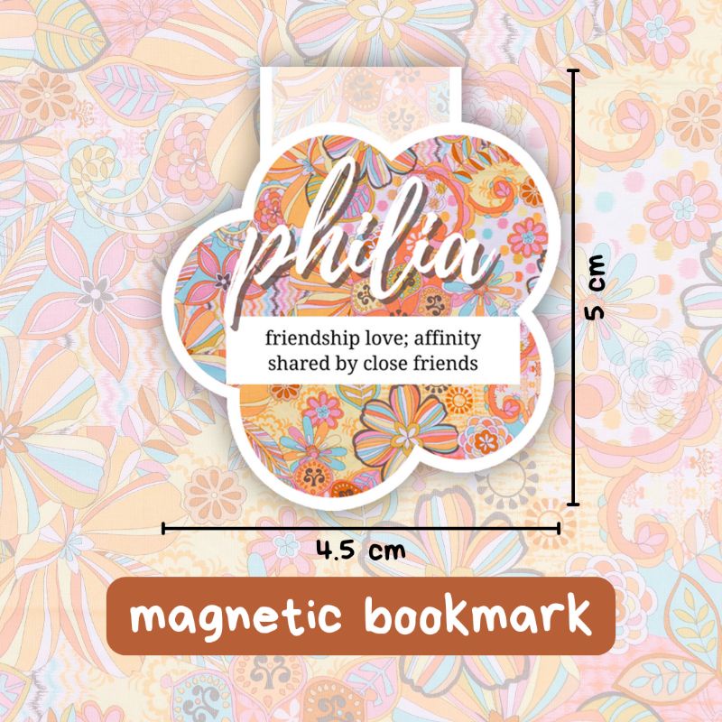 

Pembatas Alkitab Magnet - All About Love: Philia ♡ | Magnetic Bookmark Alkitab Buku Rohani