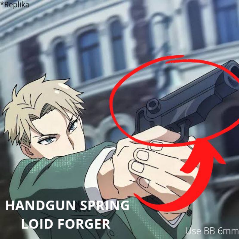Handgun Pistol Loid Forger Spy x Family