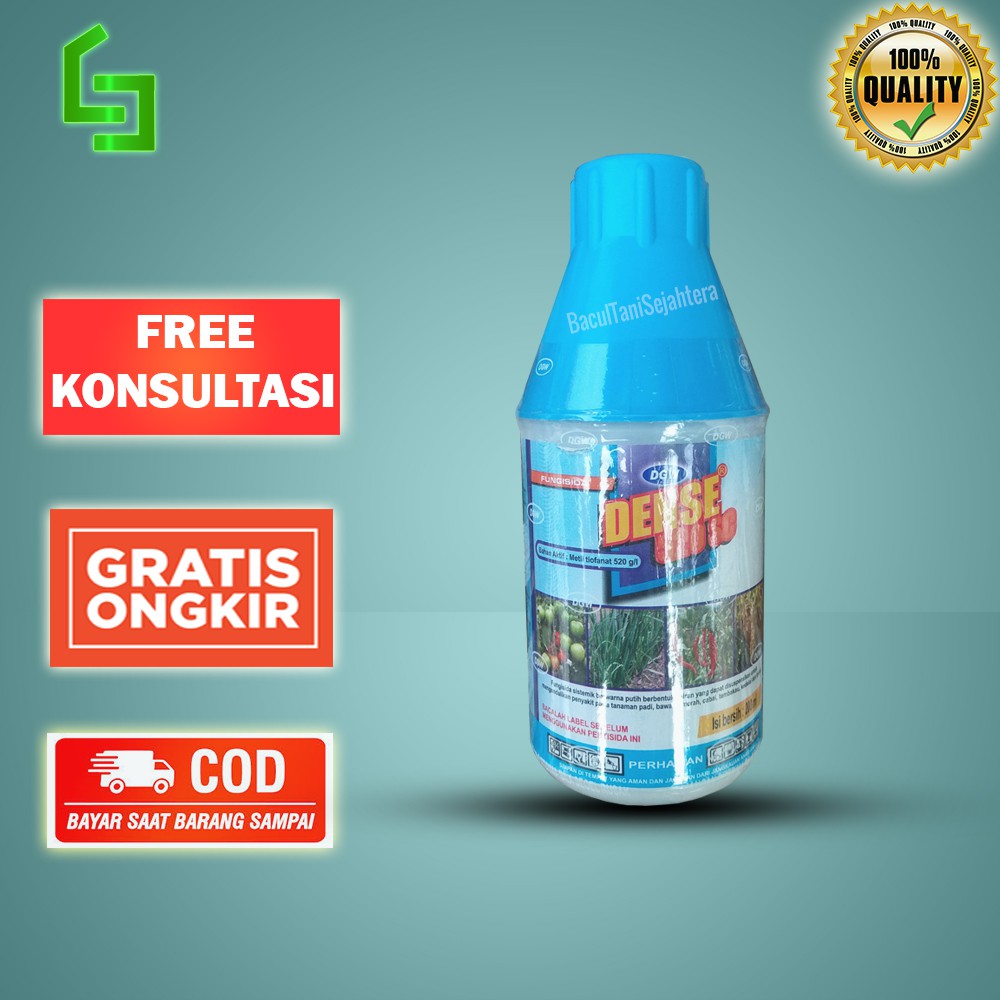 DENSE 520 SC 200 ML FUNGISIDA BAHAN AKTIF Metil Tiofanat YANG EFEKTIF MEMBUNUH JAMUR