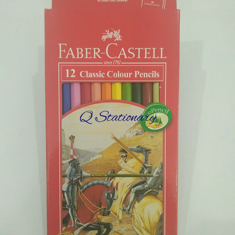

Pensil warna Faber Castell 12 warna