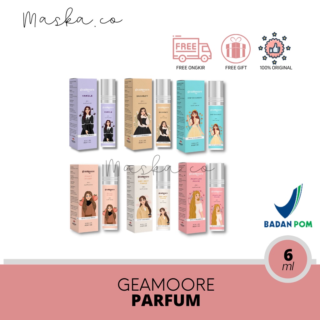 [SELLER RESMI] GEAMOORE INSPIRED PARFUM 6ML ROLL ON