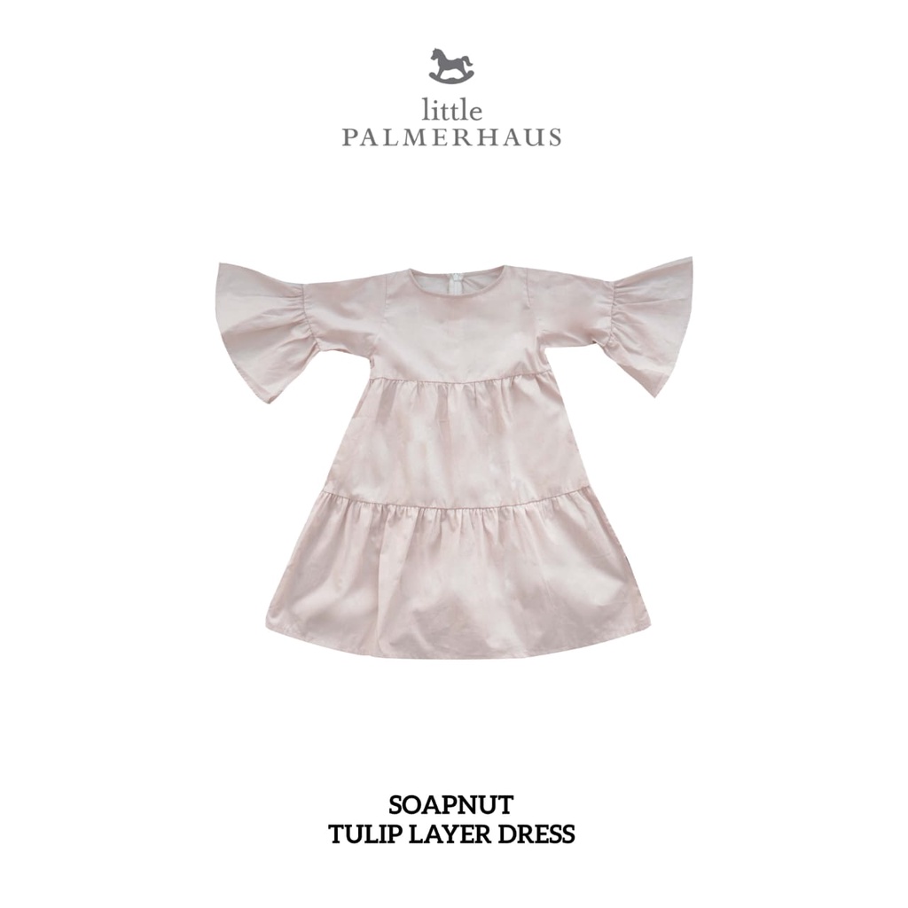 Little Palmerhaus - Tulip Layer Dress Raya Collection 1-6 Tahun Dress Baju Anak