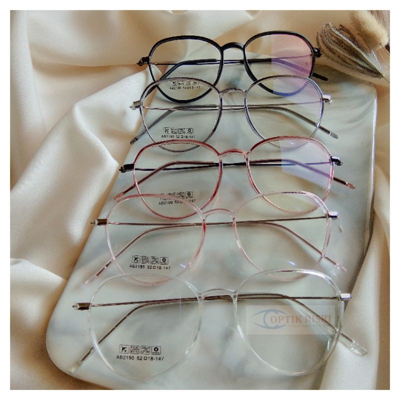 Frame kacamata minus AB2190 (frame+lensa)