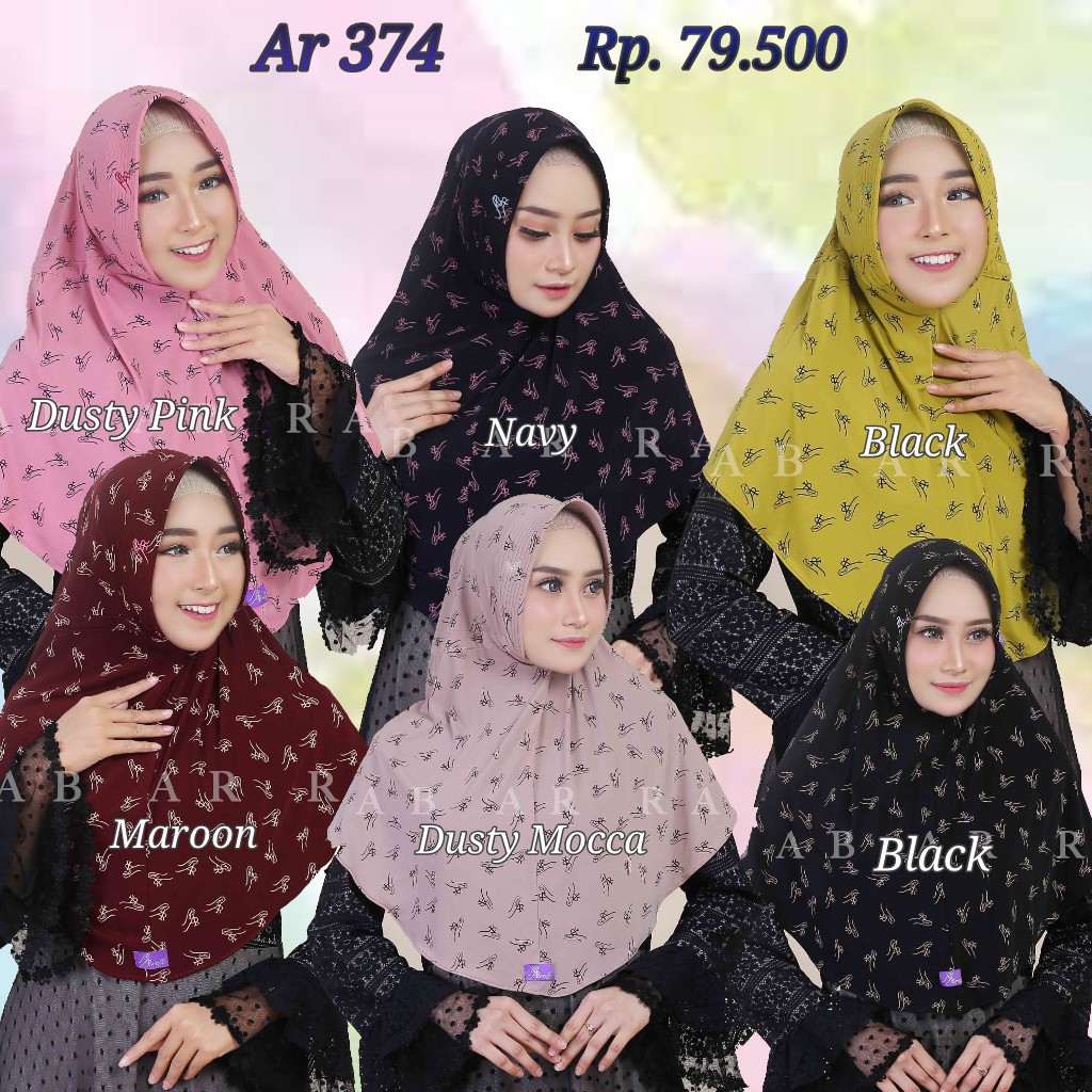 AR 374 Instant (Original Hijab Ar Rafi)