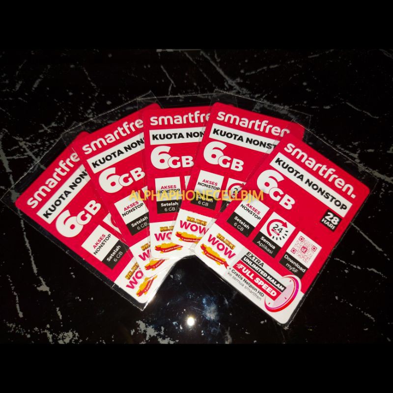 VOUCHER SMARTFREN 6GB UNLIMITED