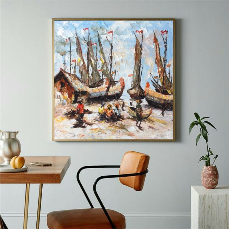 lukisan kanvas//lukisan dinding//hiasan dinding//dekorasi dinding/dekorasi rumah//lukisan Bali/lukis