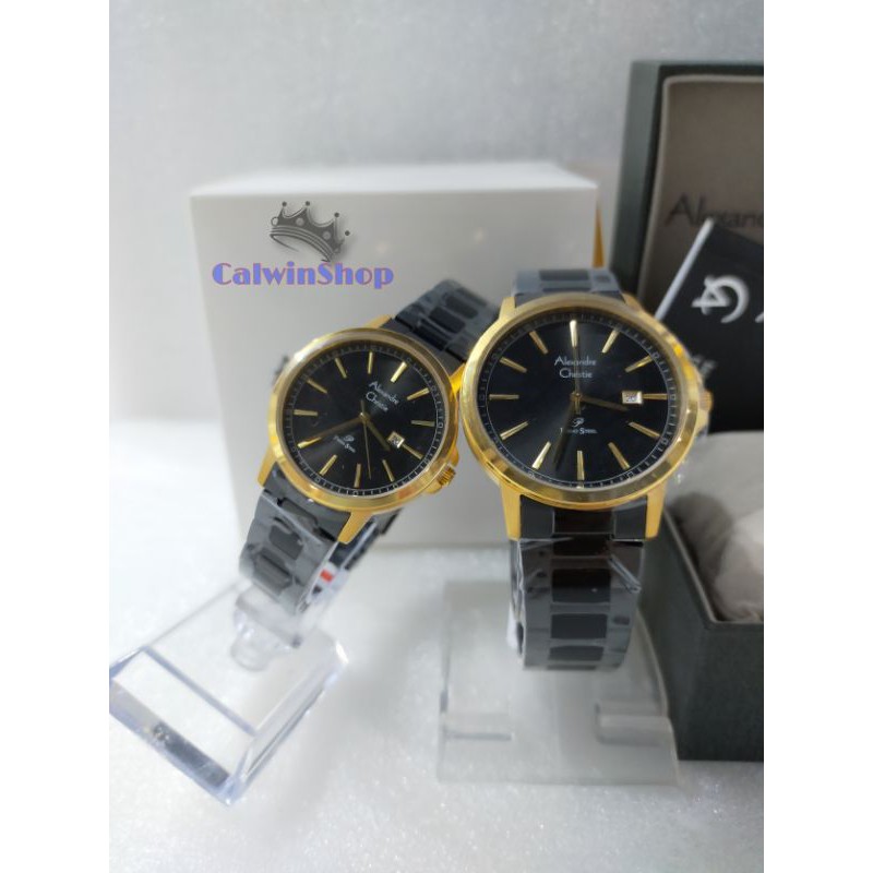 (Bisa satuan) Alexandre Christie 1014 MD / LD Jam tangan Couple / AC 1014 MD / LD